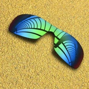 US Anti-scratch Lenses Replacement for-OAKLEY Antix Polarized - Green Mirror - Picture 1 of 5