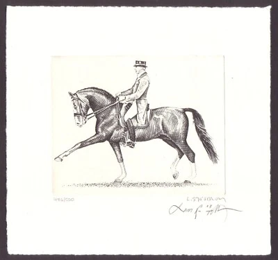 SUECIA 2011 Prueba limitada "Deporte ecuestre" (F 2849) numerado y firmado Sjooblom Foto 1 de 2