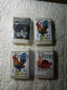 Lotto di 4 Saponi Sporchi della Vergine (Biker, Castoro e 2 Gallo) - Foto 1 di 7