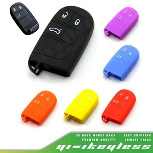 Funda Silicona Para Jeep Dodge Charger Fiat Ottimo Mando a Distancia Llave Inteligente 3 Botones - Imagen 1 de 19