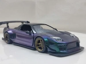 Jada Toys 1/24 1990 Honda Nsx Custom Modified Chameleon Paint Colour Shift - Picture 1 of 12