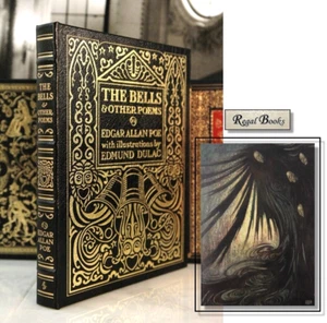 THE BELLS & OTHER POEMS EDGAR ALLAN POE - Easton Press Famous Editions DULAC ILL - Picture 1 of 14