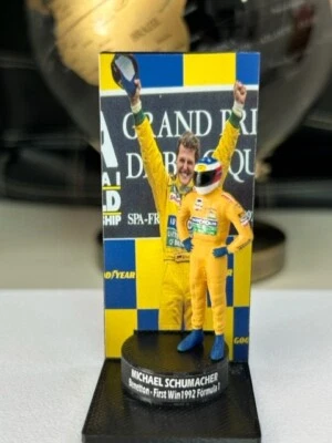 Figure 1/43 Michael Schumacher Benetton First Win 1992 + Formula 1 Podium - Image 1 of 4