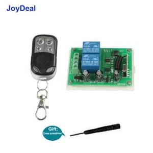 12V Wireless Remote Control Relay Switch 1CH Receiver Module +RF Transmitter Set - Picture 1 of 23