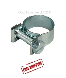 (10) FUEL LINE HOSE CLAMP 14-16MM FITS 3/8" ID HOSE FREE USA SHIPPING - Bild 1 von 2