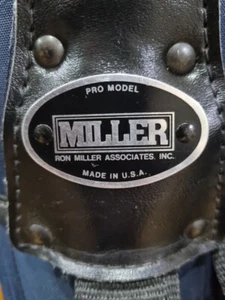 Ron Miller Golf Stand Bag, molto rara, blu, media, divisorio a 3 vie, 3 cerniere +1 m - Foto 1 di 22