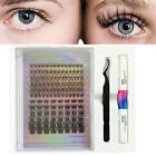 DIY Eyelash Extension Kit, Lash Clusters with Strong Hold Bond Seal and Tweezers