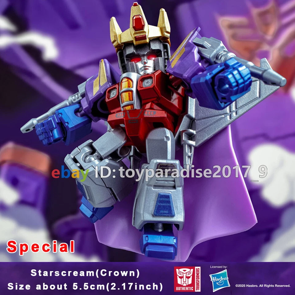 Blokees Transformers G1 Action Figure Model Kit Blind Box Starscream Crown New - Image 1 of 4
