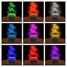 Unicorn Personalized Custom Neon Sign Night Light Baby Room 16 Color By Remote