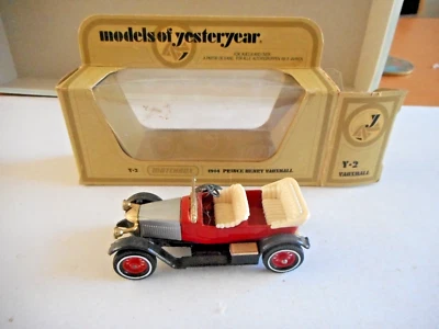 Matchbox Models of Yesteryear Y-2 1914 Prince Henry Vauxhall 1:47 + box - Image 1 of 4