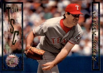 1996 Stadium Club SILVER Mantle Cereal #238 Kenny Rogers TSC TEXAS RANGERS - Image 1 of 2