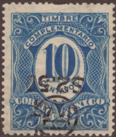 Mexico Revolution Scott#607a 10c Error Inverted surcharge MH Scott=$1,500 Cover