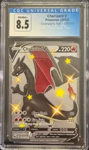 CGC 8.5 CHARIZARD V 079 CHAMPION'S PATH SWORD SHIELD POKEMON NM/MINT+ - Picture 1 of 2