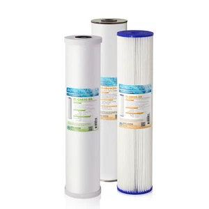 APEC 20" Sediment, Iron and Carbon Replacement Filter Set FILTER-SET-CB3-20BB - Picture 1 of 6