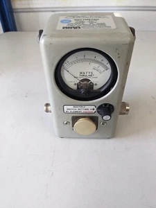 Bird 4410A Thruline Watt Meter 43 Type Good Condition with Case - Photo 1/15