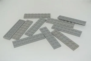 LEGO : 10x plaque 2 x 8 - Réf 3034 gris bleuté clair - Set 10143 10188 75159 - Photo 1/1