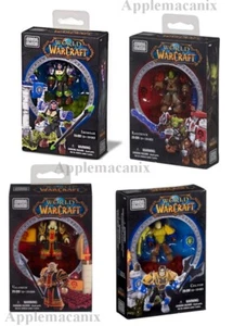 Mega Bloks 91001-91004 Ragerock Ironoak Valoren Colton World of Warcraft WOW NEW - Picture 1 of 1