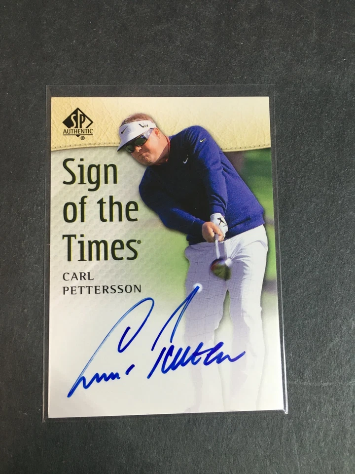 F162,684  2014 SP Authentic Sign of the Times #SOTTCP Carl Pettersson GOLF AUTO Foto 1 de 1