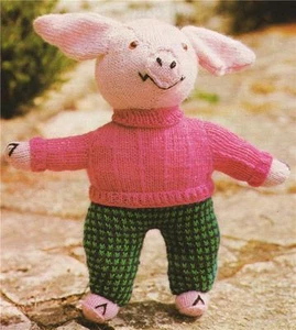 CUTE PIG / 8ply or DK - COPY toy knitting pattern - Picture 1 of 1