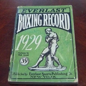 Everlast Bocxing Record 1929 , 392 pages published by Everlast Sports New York - Picture 1 of 5