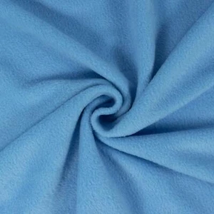 Polarfleece uni hellblau Winterstoff antipilling Fleece kuschelig (Preis=0,5m) - Bild 1 von 1