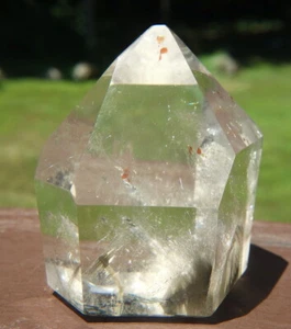 Brookit in Quarzkristall ~ Libellenquarz - Bild 1 von 11