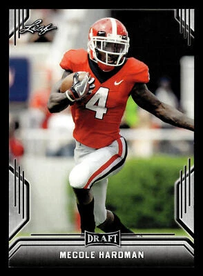 Mecole Hardman 2019 Leaf Draft #53 Georgia Bulldogs ROOKIE - Image 1 of 2
