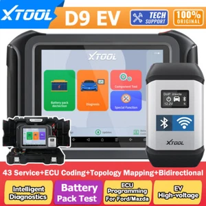 XTOOL D9EV Intelligent Diagnostic Scanner Key Programming Battery Package Test - Picture 1 of 23