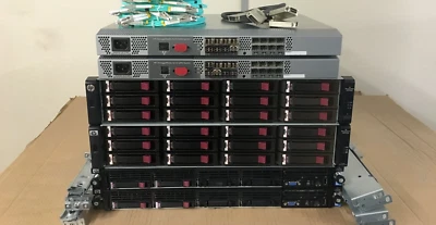 HP DL360 G7 24-Core 128GB RAM MSA2012fc 4GB FC 7.2TB Fully Redundant Server SAN - Image 1 of 4