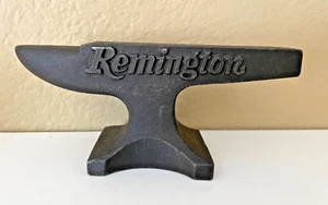 Kleiner Einzelhorn Amboss mit Remington in erhöhten Buchstaben Gusseisen 5,5" x 2,5" - Bild 1 von 5
