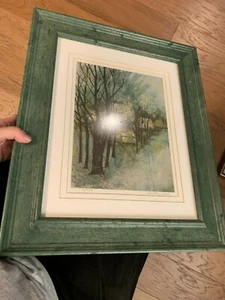 VINTAGE PRETTY FRAMED AND SIGNED DOROTHY CHASE PAINTING WITH FREE SHIPPING - Picture 1 of 6