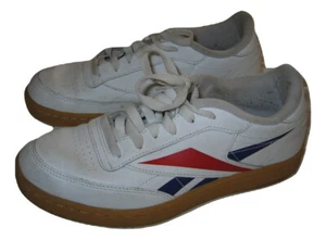 Zapato Deportivo Reebok Logo RARO Para Mujer Talla 6 Rojo Blanco Azul RARO - Imagen 1 de 5