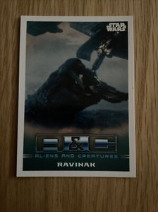 2020 Topps Mandalorian Series 1 - ALIEN CREATURES INSERT CARD - RAVINAK AC-10