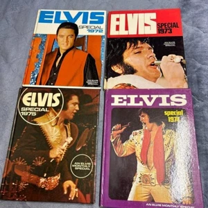 ELVIS SPECIAL / AN ELVIS MONTH SPECIAL conjunto de 4 libros 1972 73 74 75 de JAPÓN - Imagen 1 de 20