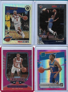 UN LOTTO DI 4 CARTE - RJ BARRETT X2 & IMMANUEL QUICKLEY X2 - CARTE ROOKIE!!! - Foto 1 di 2