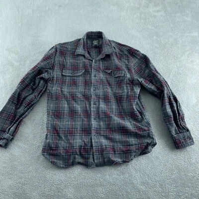 Grayers Heritage Franelas Para Hombre Cuadros Abotonados XL Gris/Rojo 4839 Foto 1 de 4