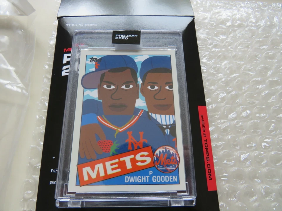 Topps PROJECT 2020 Card 203 -1985 Dwight Gooden by Keith Shore - Print run: 3652 - Image 1 of 3