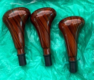 Manuelle Schaltknauf für Mercedes W123 W124 W126 W201 Edelholz Zebrano - Bild 1 von 5