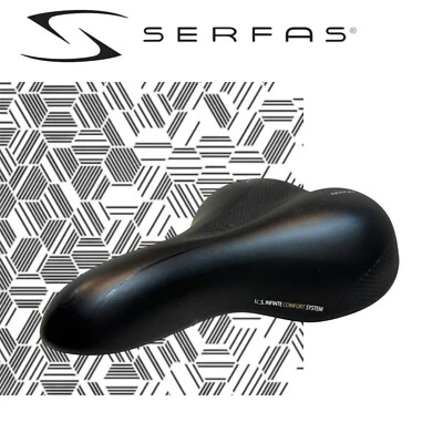 Serfas Element Dual Density Mens Comfort Weatherproof Saddle - Image 1 of 4