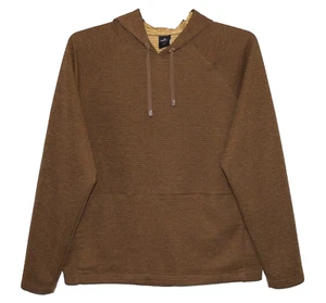 REI Co-Op Cooperative Long Way Home Brown Khaki Hoodie Sweatshirt Size L - Picture 1 of 8