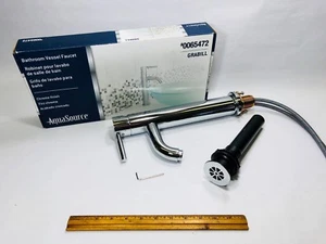 GRABILL Bad Gefäß Wasserhahn Modern Chrom Becken Waschtisch MCM Industrial NEU - Bild 1 von 11