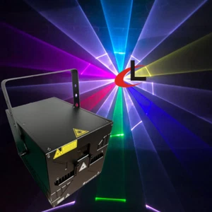 5W Full color RGB Animation Laser Projector Light Disco Stage Laser Lighting - Picture 1 of 10