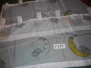 2 Schlaufengardinen/ Kurzgardinen 140 x 42 cm/47 + 8 cm Schlaufen ( F 279 ) - Bild 1 von 4