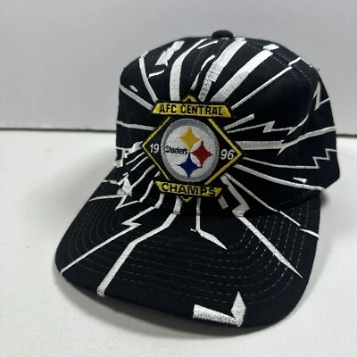 De colección Pittsburgh Steelers AFC 1996 Champions Colisión Starter Marca Snapback Foto 1 de 4