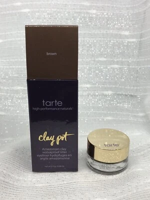 Tarte Clay Pot Amazonian Clay Waterproof Liner ~ Brown ~ 2.5 g / 0.08 oz ~ BNIB - Image 1 of 4