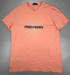 T-shirt uomo Fred Perry rosa taglia M media - Foto 1 di 6