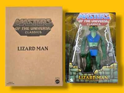 Figura de acción Masters of the Universe Classics (MOTU) Lizard Man en embalaje Foto 1 de 3