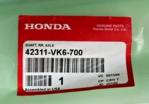 Original OEM Honda 42311-VK6-700 Hinterachse Welle - Bild 1 von 3