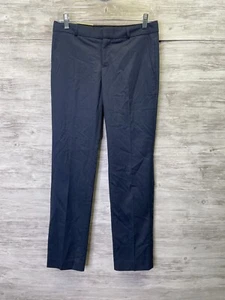 Banana Republic Reegan Pants 2 Womens Blue Slim Fit Straight Leg - Picture 1 of 16