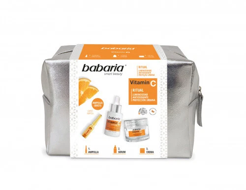 babaria Vitamin C Serum Geschenkset 100% VEGAN - Schutz vor freien Radikalen